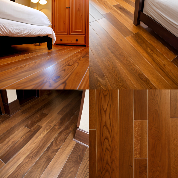 宾馆用强化地板和spc石晶地板视觉基本一致