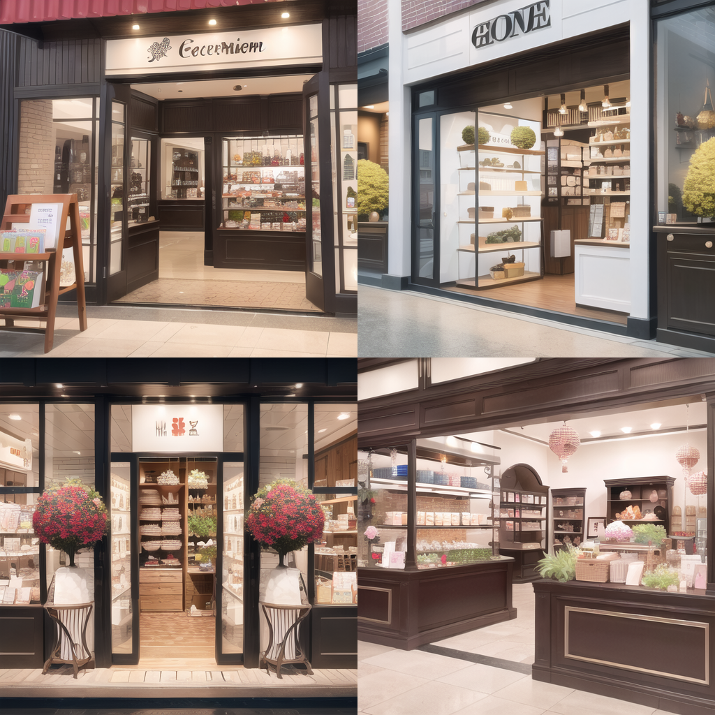 小蓝鲸石晶地板商业连锁店铺装修设计效果图