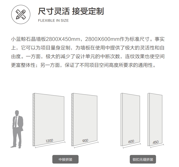 小蓝鲸spc石晶墙板尺寸外观
